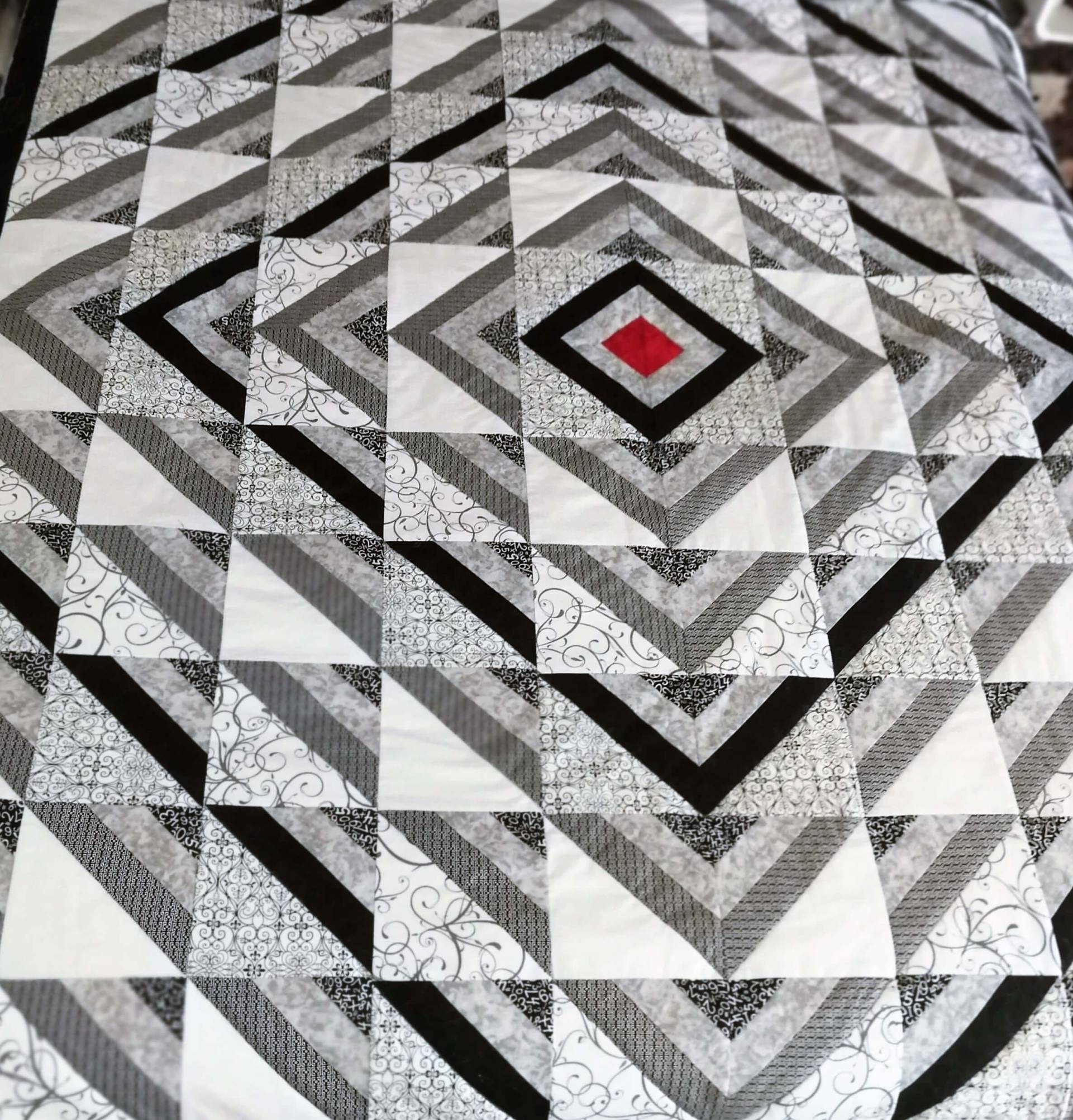 Acolchado recto y libre