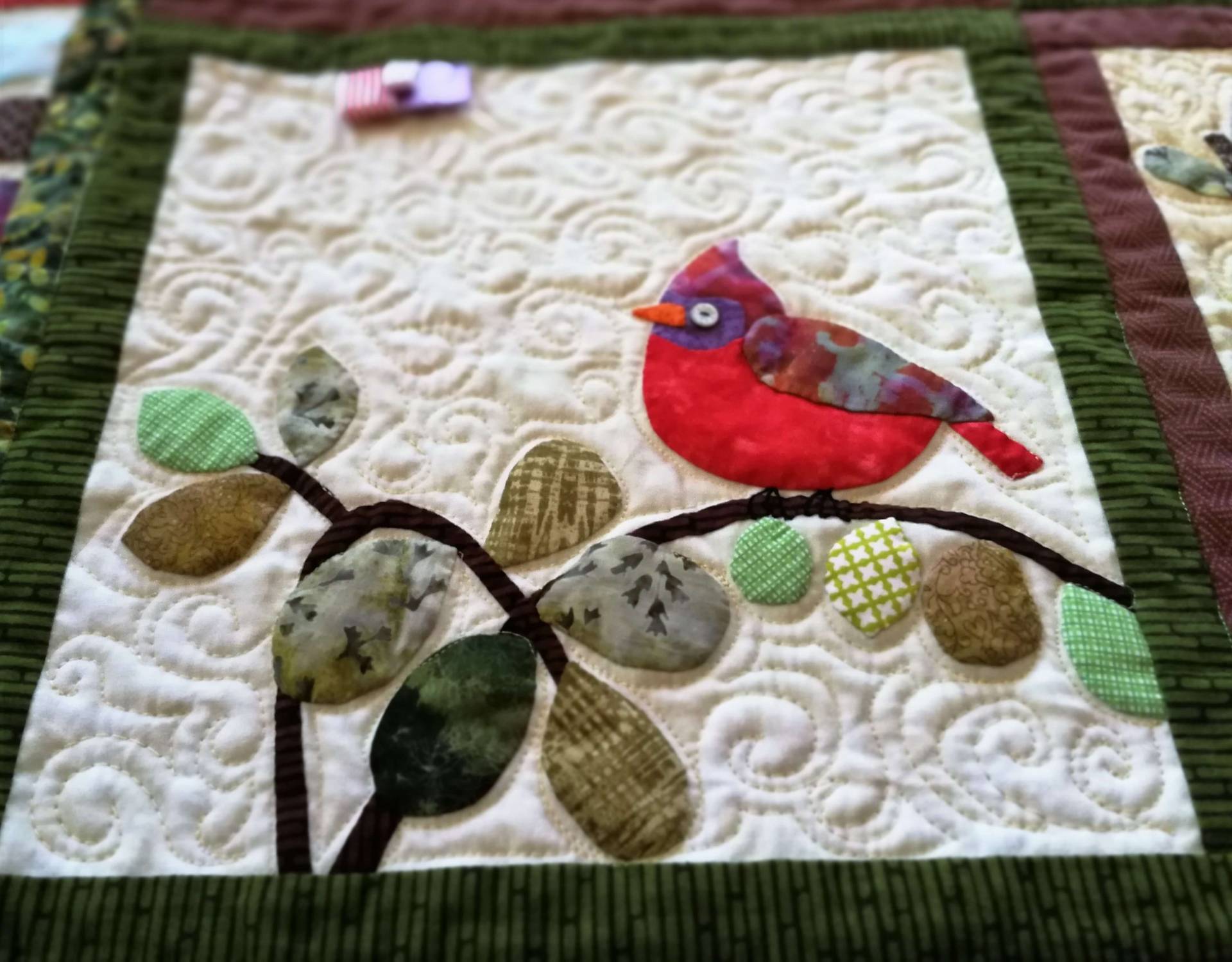 Pájaros con espirales